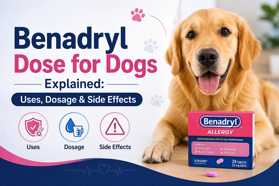 benadryl for dogs dosage